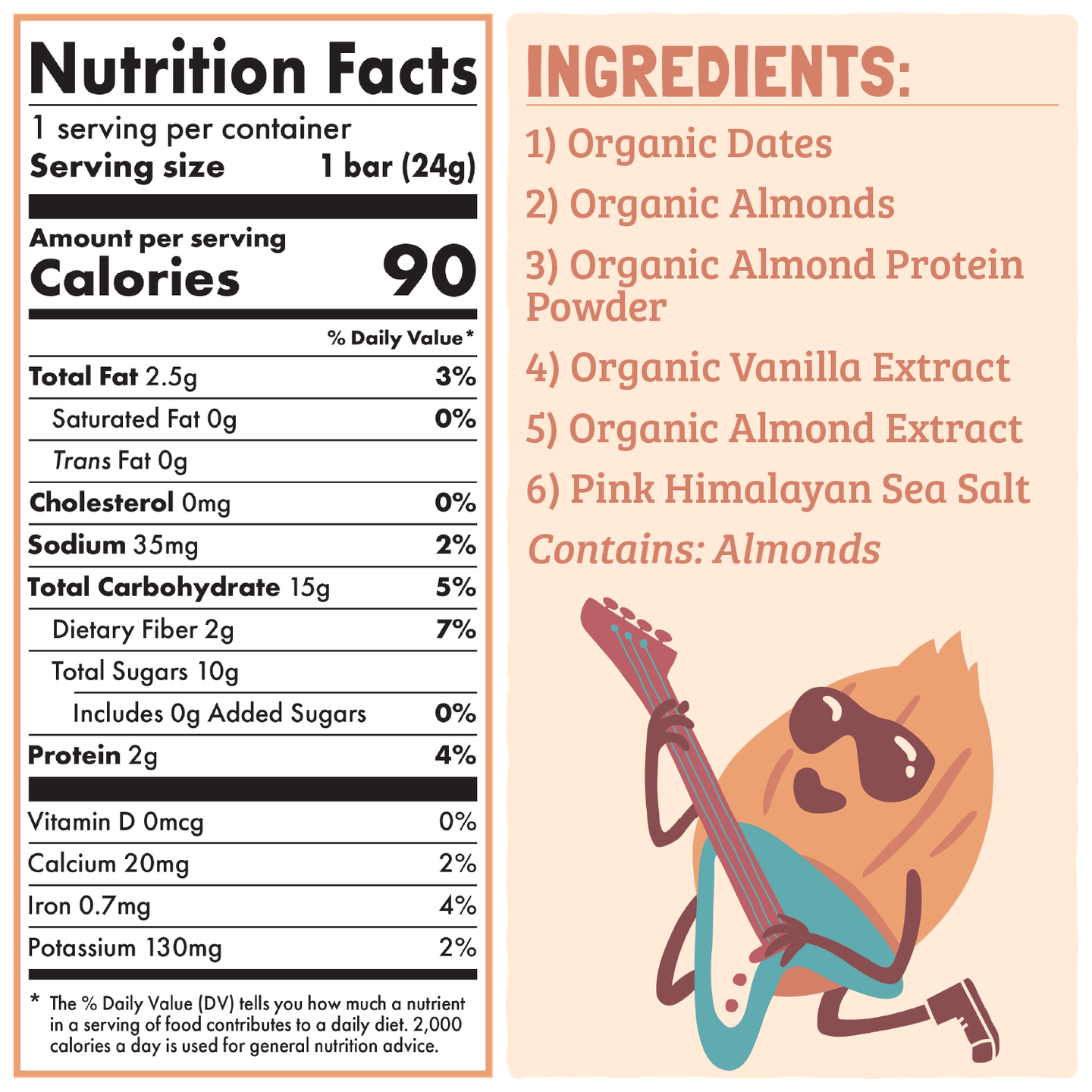 Skout Organic Almond Cookie Kids Bar
