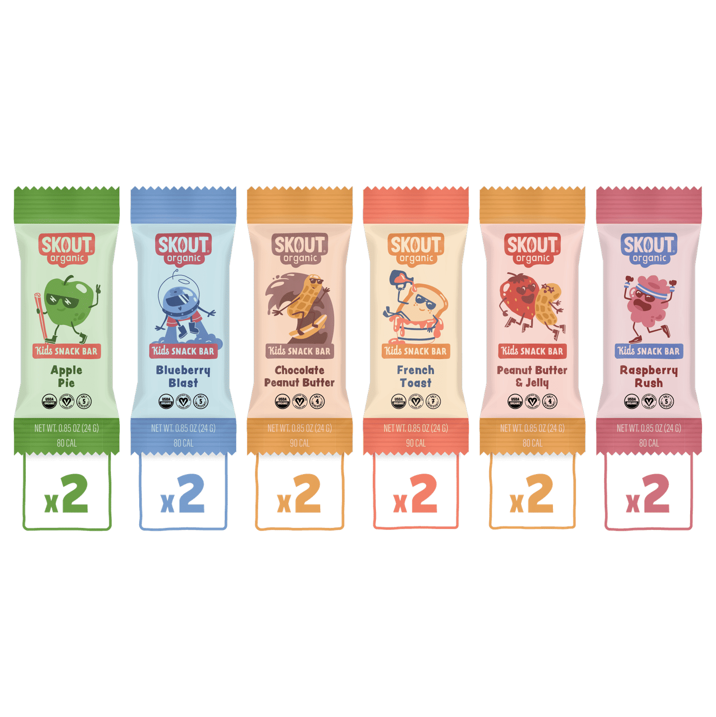 Skout Organic Kids Bar Sample Pack