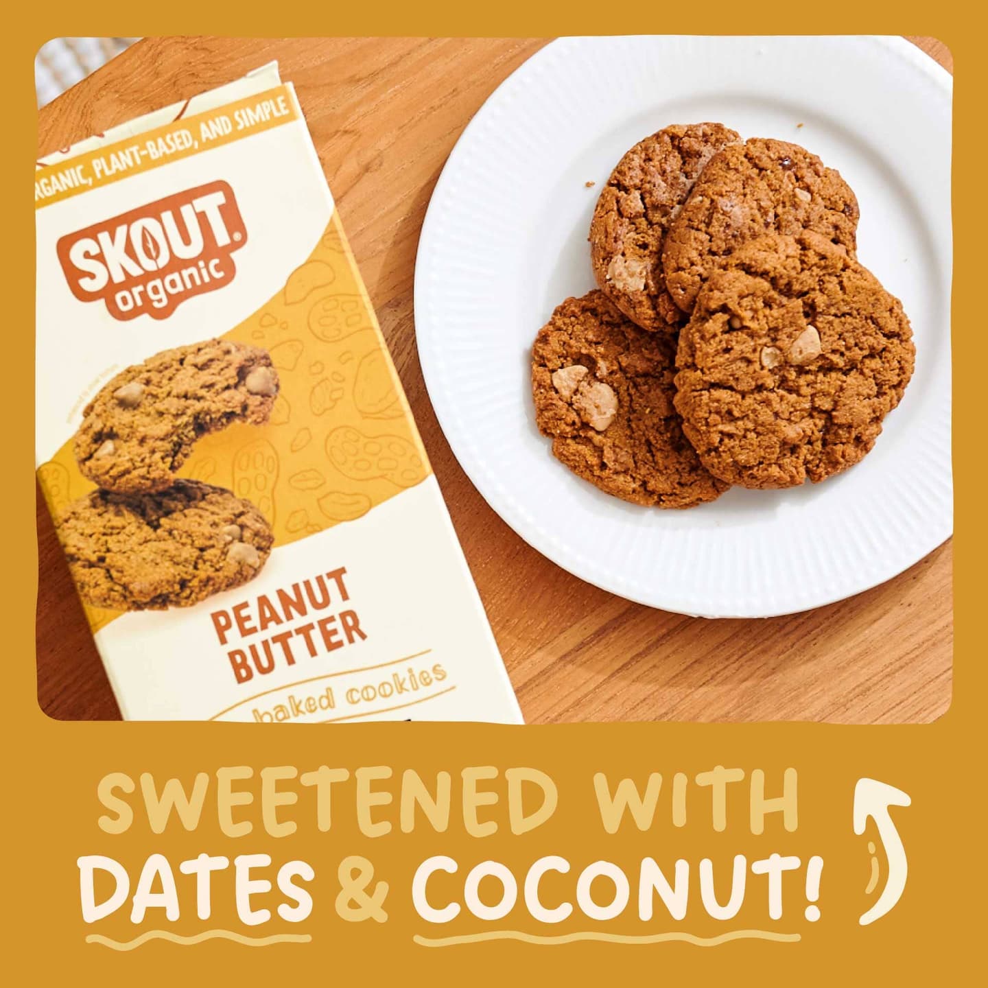 Skout Organic Peanut Butter Soft Baked Cookies