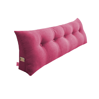 SOGA 100cm Red Triangular Wedge Bed Pillow Headboard Backrest Bedside Tatami Cushion Home Decor