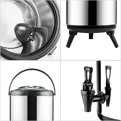 SOGA 10L Insulated Pot With Dispenser