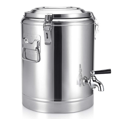 SOGA 2X 12L Stainless Steel Insulated Stock Pot Dispenser Hot & Cold Beverage Container With Tap