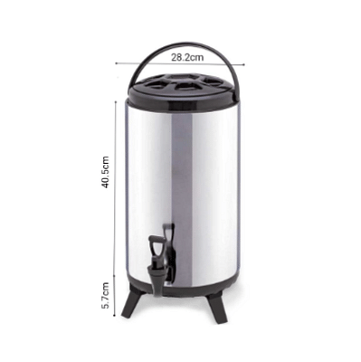 SOGA 2X 14L Portable Insulated Cold/Heat Coffee Tea Beer Barrel Brew Pot With Dispenser
