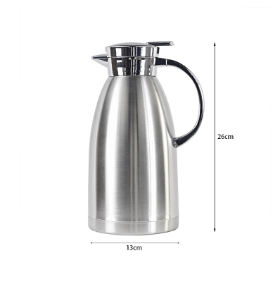 SOGA 2X 2.3L Stainless Steel Insulated Vacuum Flask Water Coffee Jug Thermal