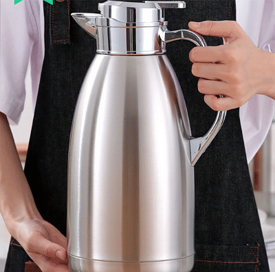 SOGA 2X 2.3L Stainless Steel Insulated Vacuum Flask Water Coffee Jug Thermal