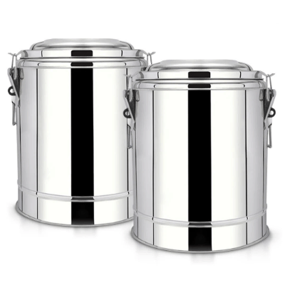 SOGA 2X 30L Stainless Steel Insulated Stock Pot Hot & Cold Beverage Container