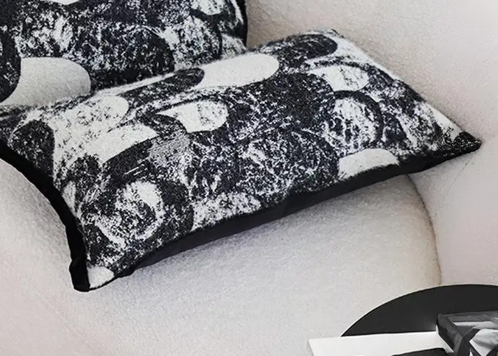 SOGA 2X 30x50cm Modern Black & White Abstract Lumbar Pillow Covers – Decorative Rectangular Throw Pillowcases for Sofa, Bed & Home Decor