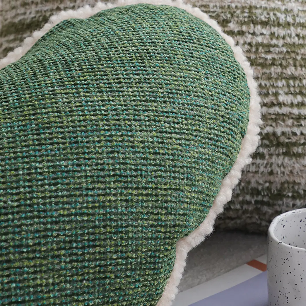 SOGA 2X 42x32cm Cozy Heart-Shaped Woven Pillow Covers – Decorative Textured Throw Pillowcases for Sofa, Bed & Home Decor