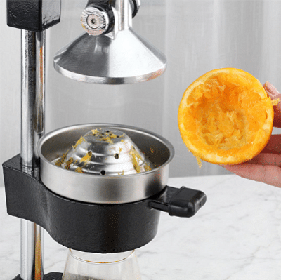 SOGA 2X Commercial Manual Juicer Hand Press Juice Extractor Squeezer Orange Citrus Matte Black