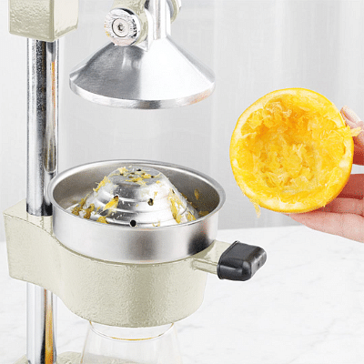 SOGA 2X Commercial Manual Juicer Hand Press Juice Extractor Squeezer Orange Citrus White