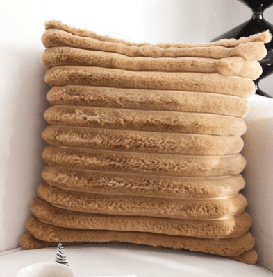 SOGA 50cm Medieval style jacquard texture pillowcase Medieval style jacquard texture raw edge waist Throw pillow