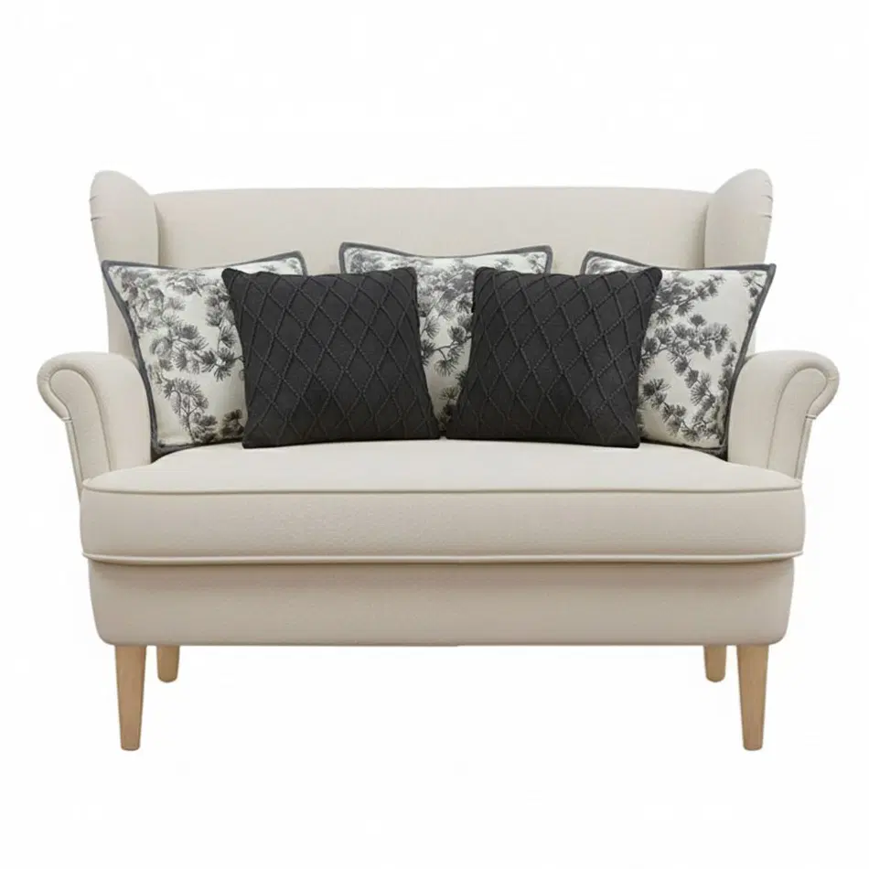 SOGA 5PC 45cm Pillowcases – 2x Charcoal Grey Cable Knit & 3x Dark Grey Floral Pillow Covers for Elegant Sofa & Home Décor