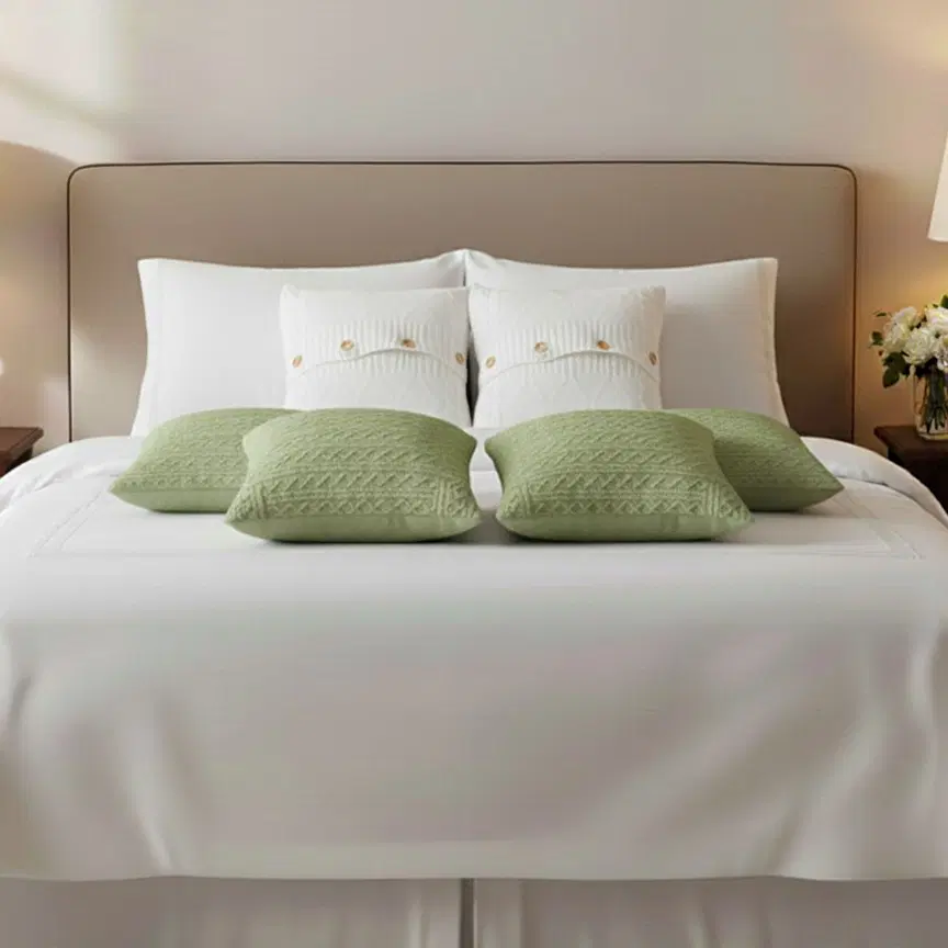 SOGA 6PC 45cm Knit Comfort & Cable Knit Fresh Pillowcase Set – 2x Comfort, 4x Fresh Decorative Pillow Covers