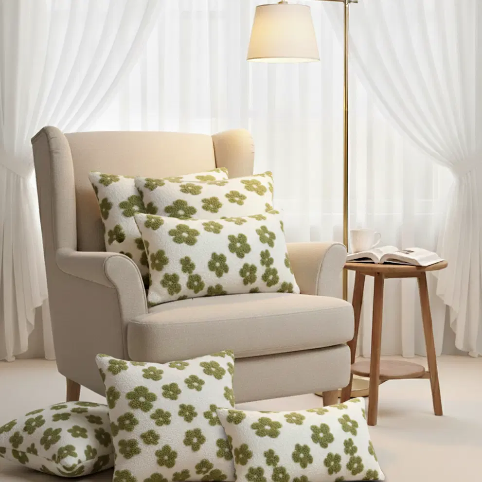 SOGA 6PC Pillowcase Set – 4x 45cm Garden Bloom Delight + 2x 30x50cm Botanical Bloom Beauty