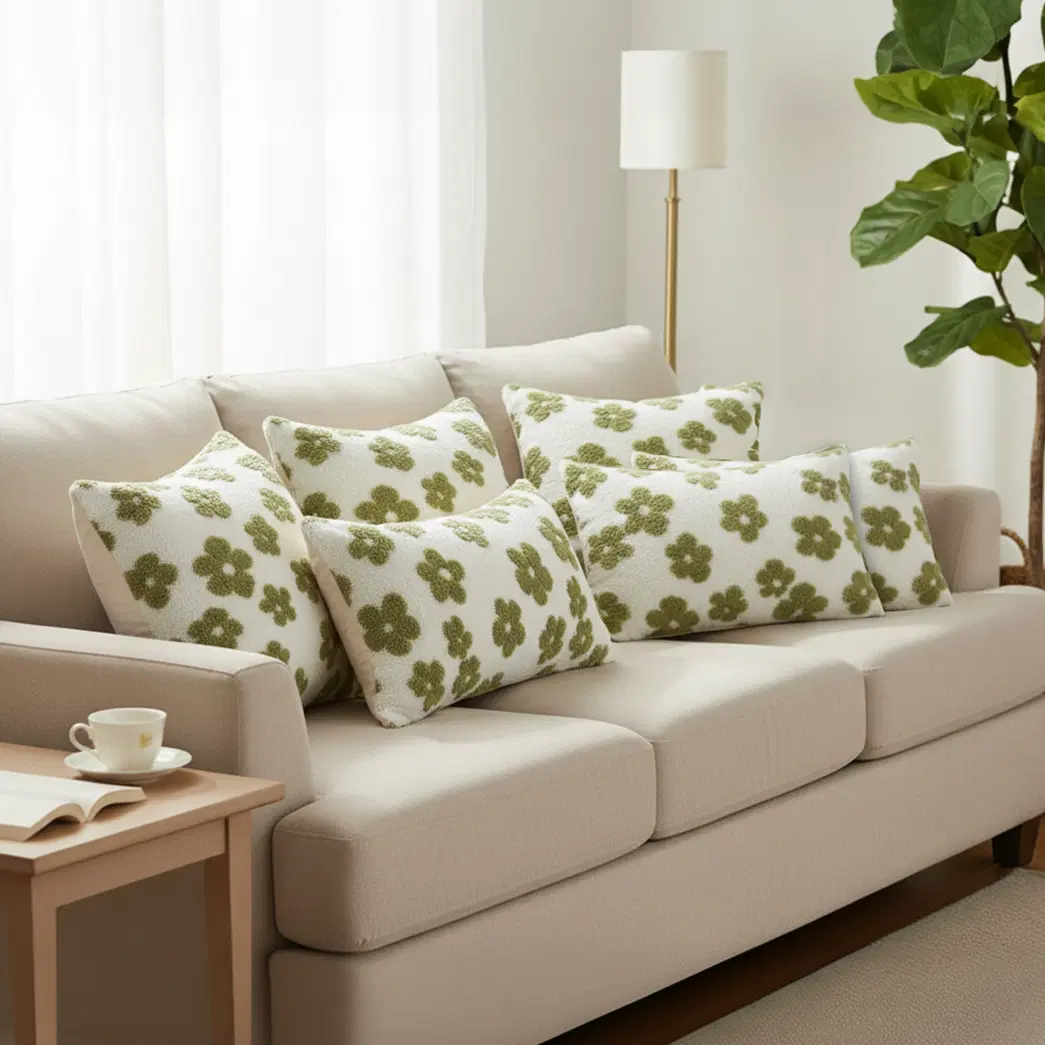 SOGA 6PC Pillowcase Set – 4x 45cm Garden Bloom Delight + 2x 30x50cm Botanical Bloom Beauty
