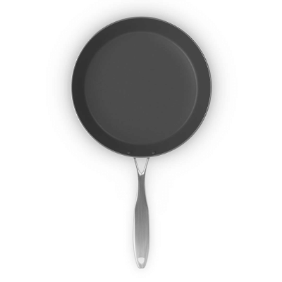 SOGA Stainless Steel Fry Pan 34cm Frying Pan Induction FryPan Non Stick Interior