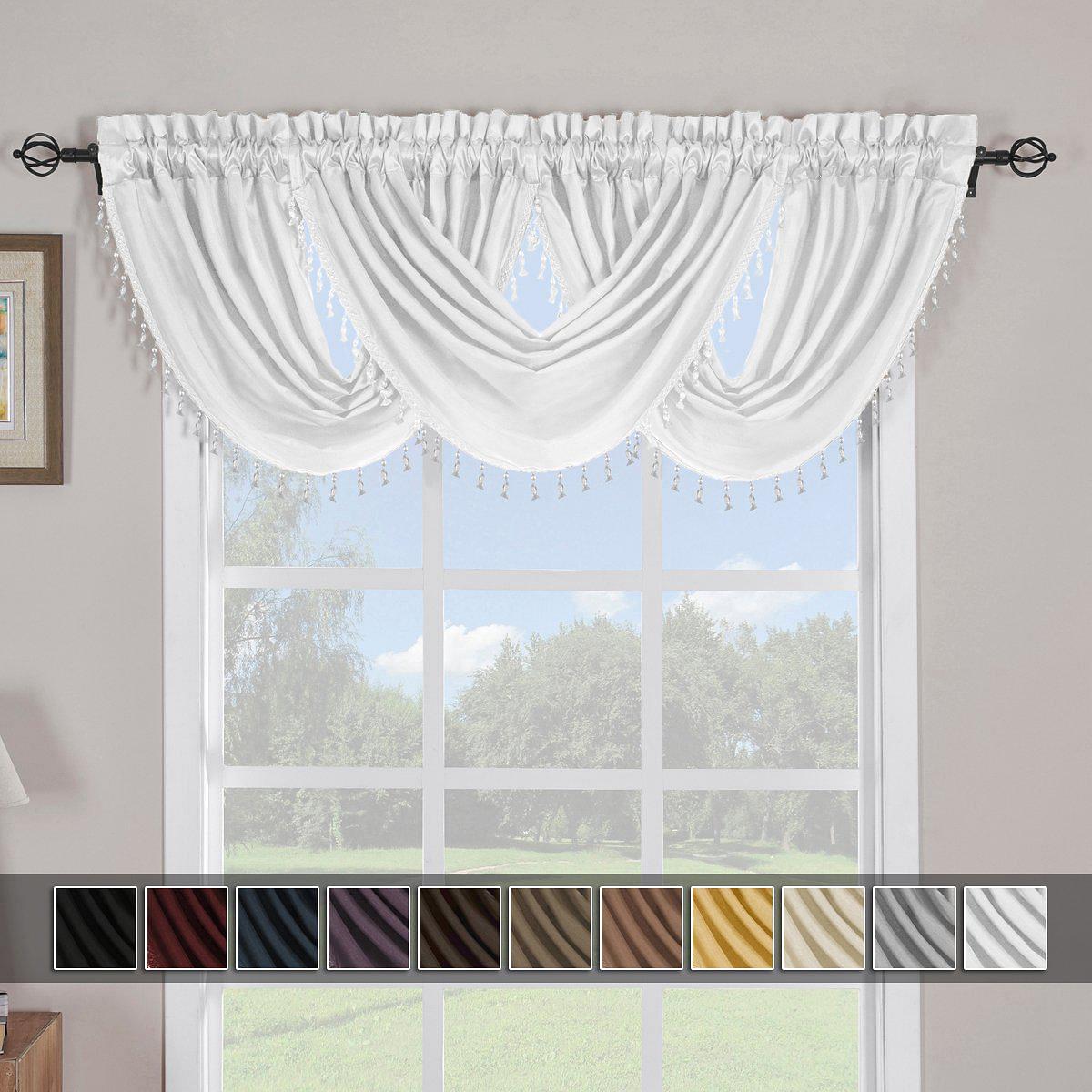 Soho Waterfall Window Valance 57”wx 37”L (Single)