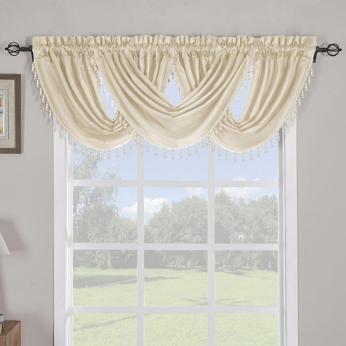 Soho Waterfall Window Valance 57”wx 37”L (Single)