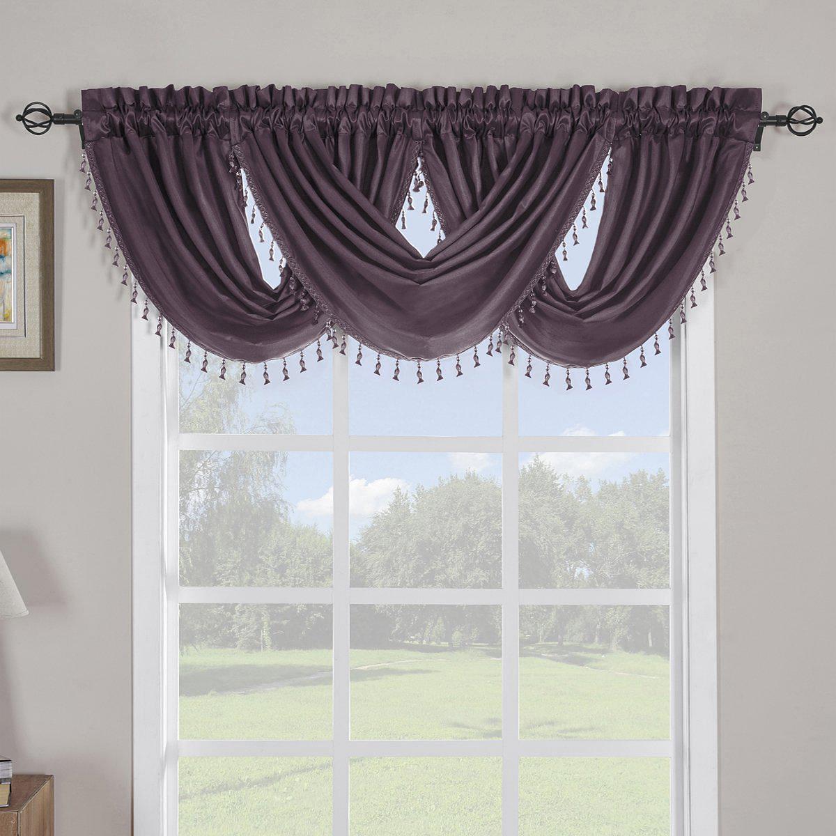 Soho Waterfall Window Valance 57”wx 37”L (Single)