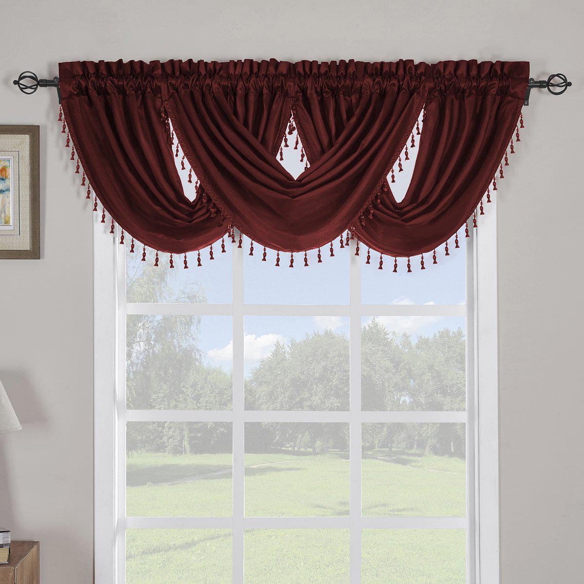 Soho Waterfall Window Valance 57”wx 37”L (Single)
