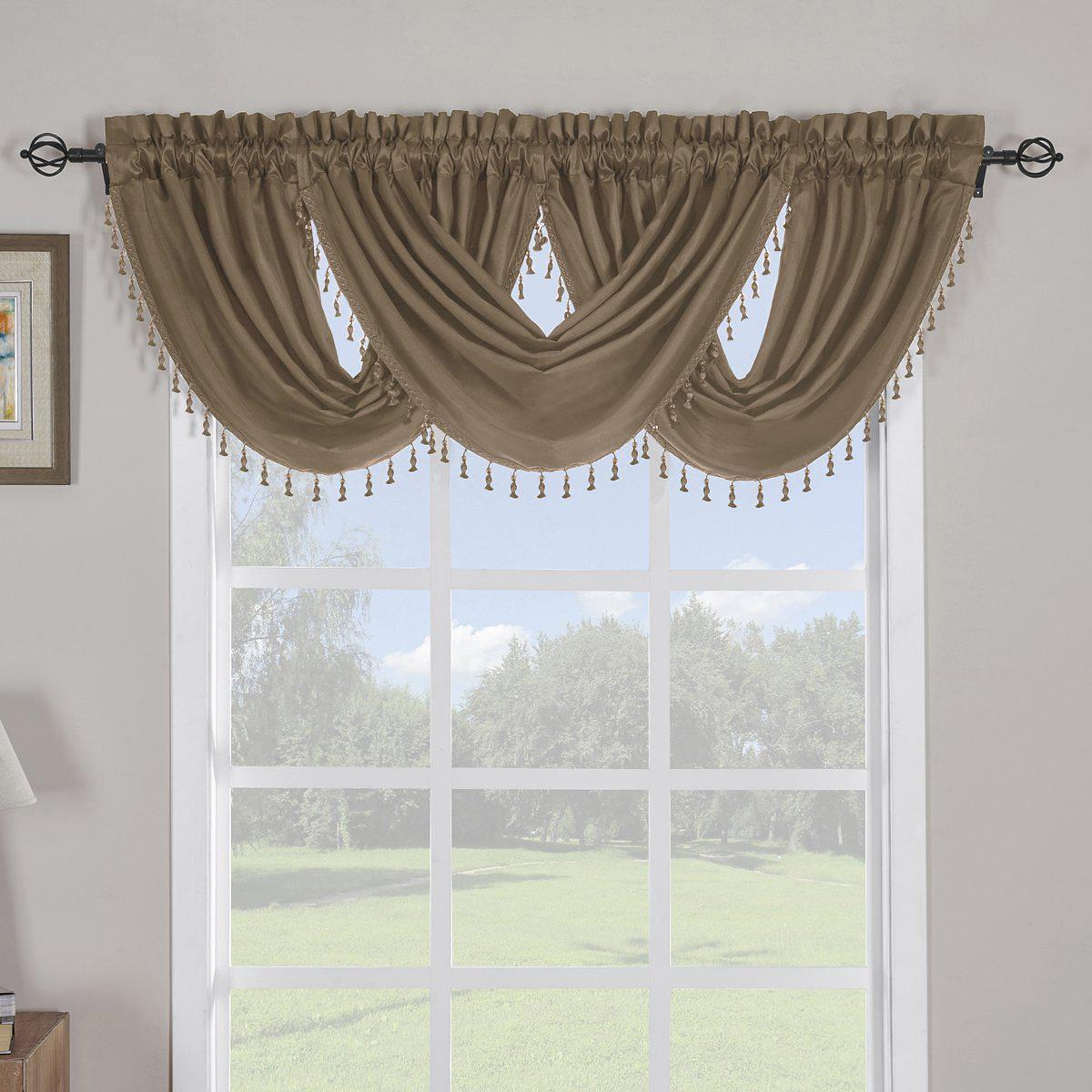 Soho Waterfall Window Valance 57”wx 37”L (Single)