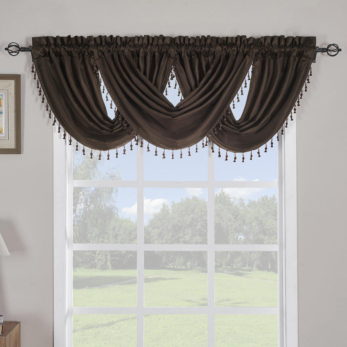 Soho Waterfall Window Valance 57”wx 37”L (Single)