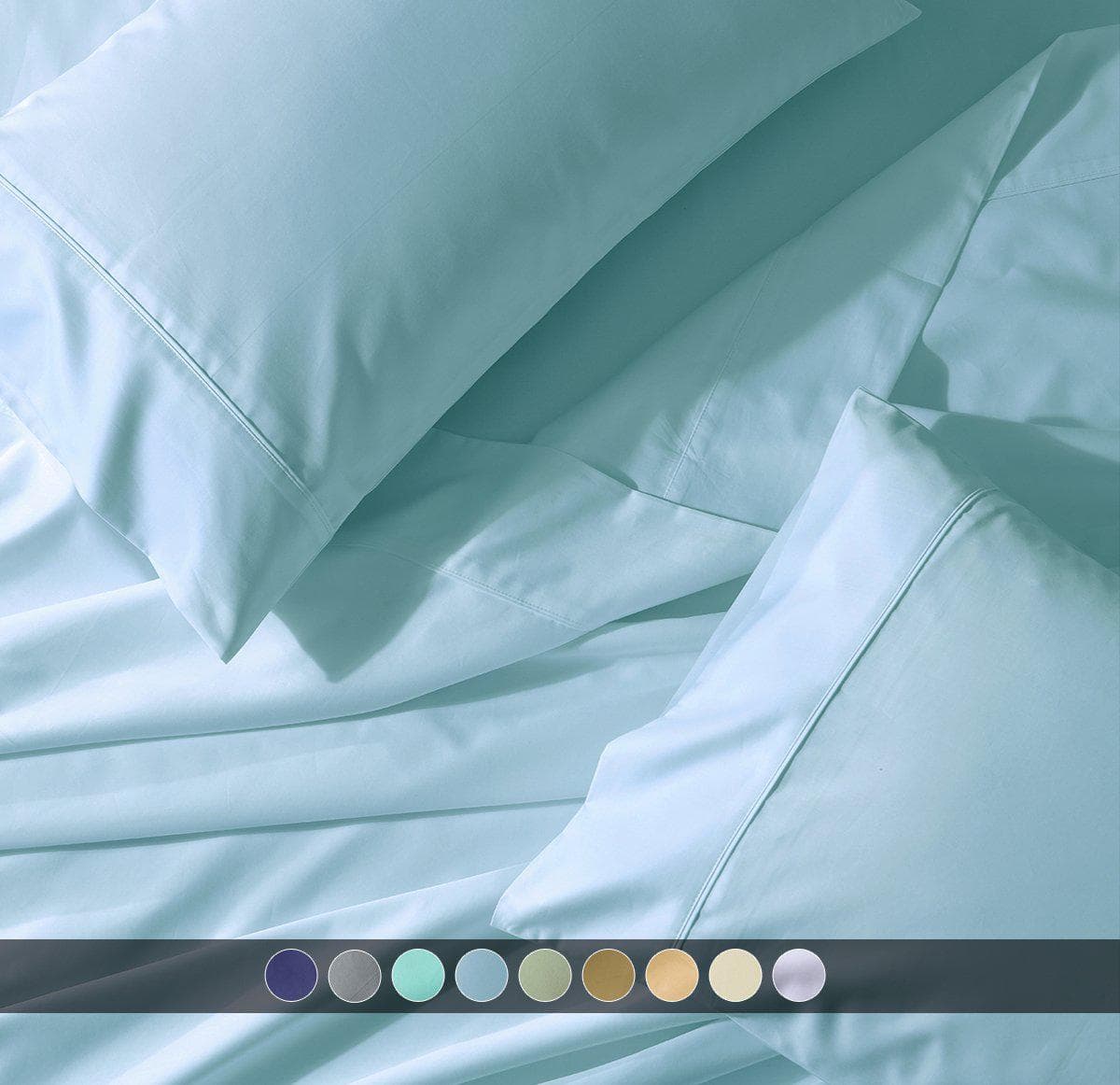 Split Cal-King Sheet Set - Percale Crispy Soft Sheet Set