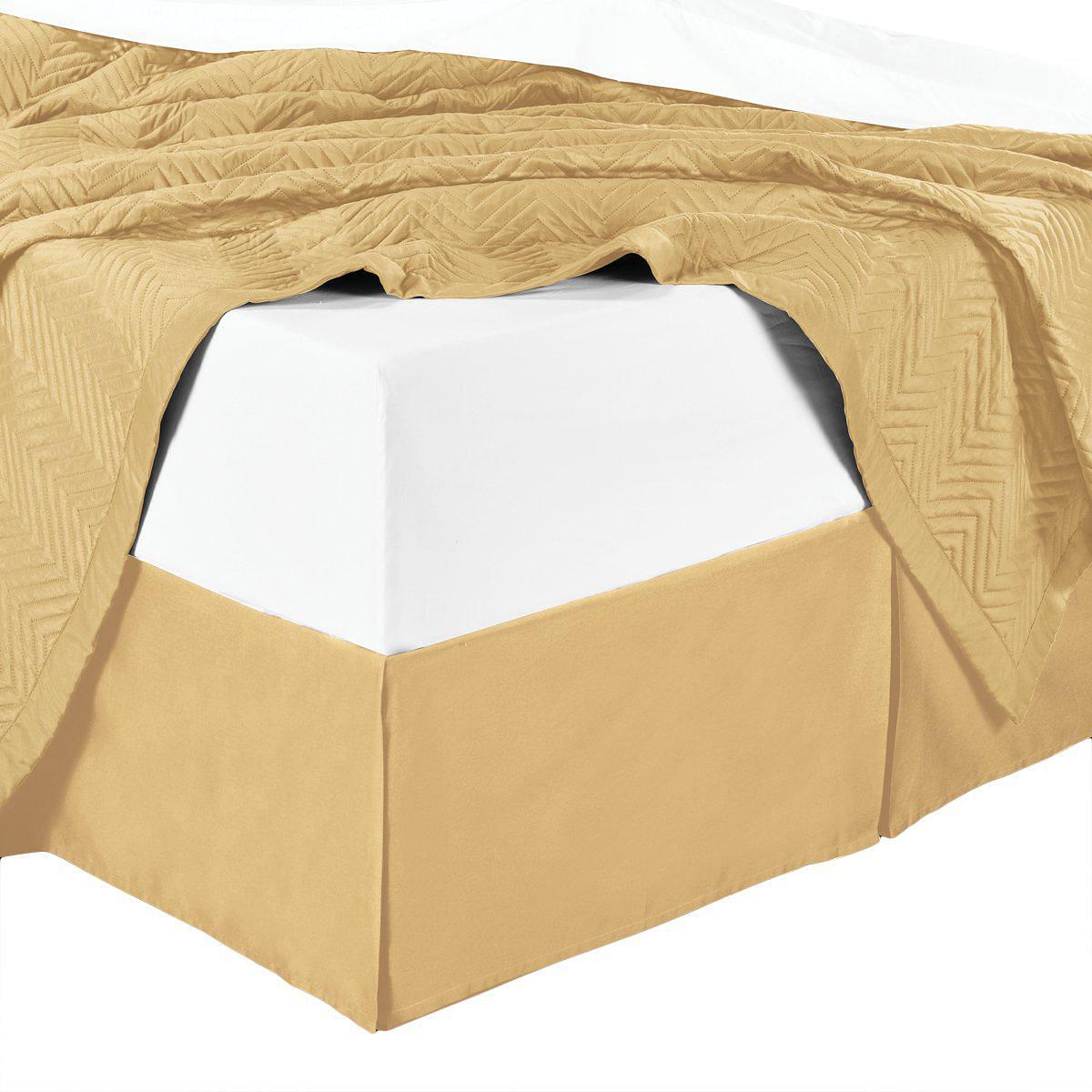 Split Corner 100% Cotton Solid 300TC Bed Skirts