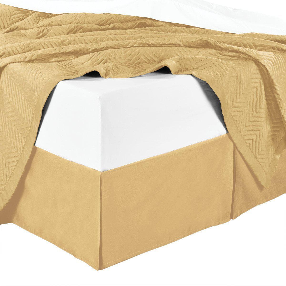 Split Corner 100% Cotton Solid 450 Thread Count Bed Skirts