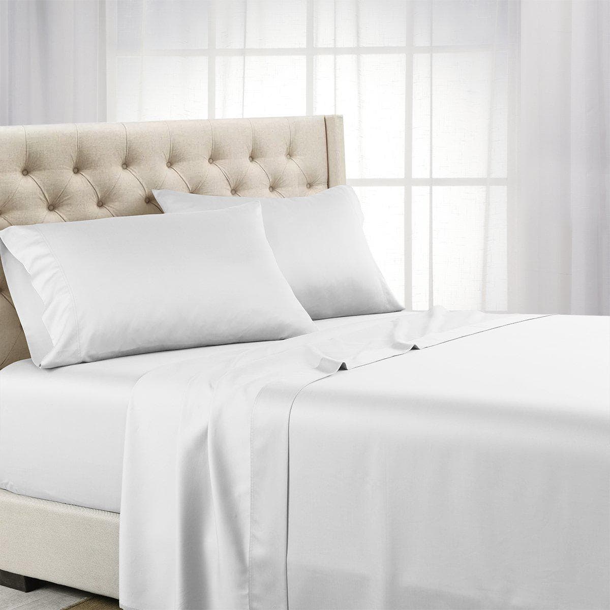 Split King Adjustable Sheet Set - Eucalyptus Tencel Lyocell  600 Thread Count