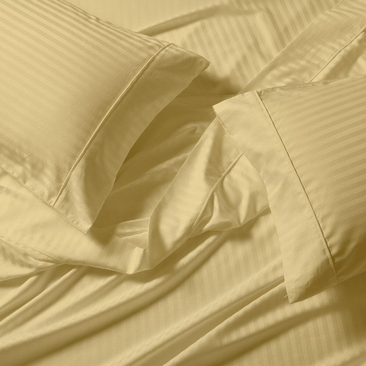 Split King Adjustable Sheets - Striped 650 Easy Care