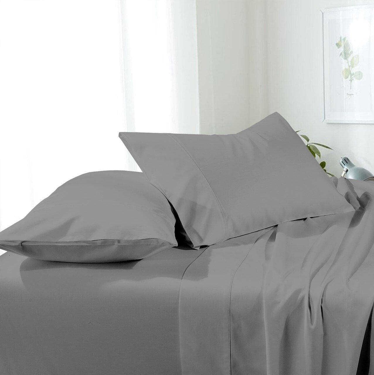 Split Top (Flex) King  Sheets Microfiber Sheet Set