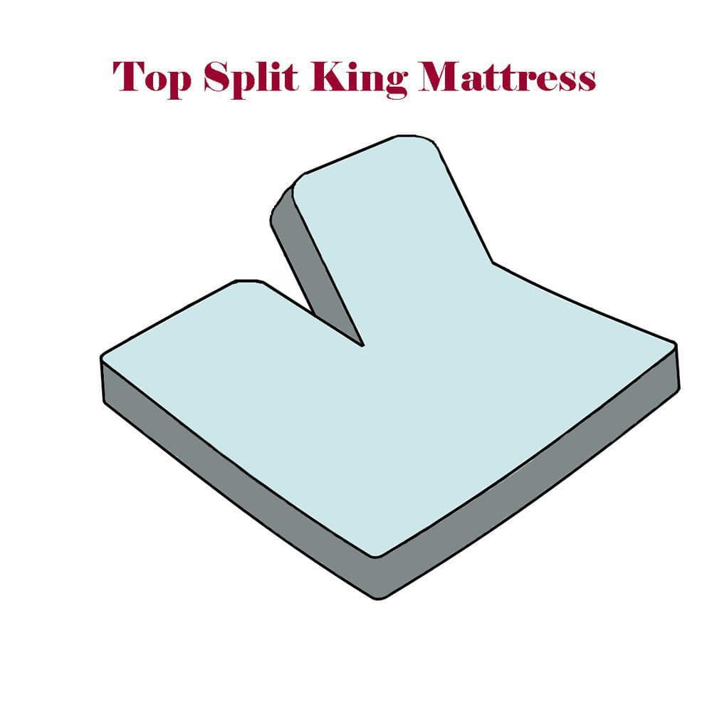 Split Top Flex-Top King Sheet Set - Solid 600 Thread Count