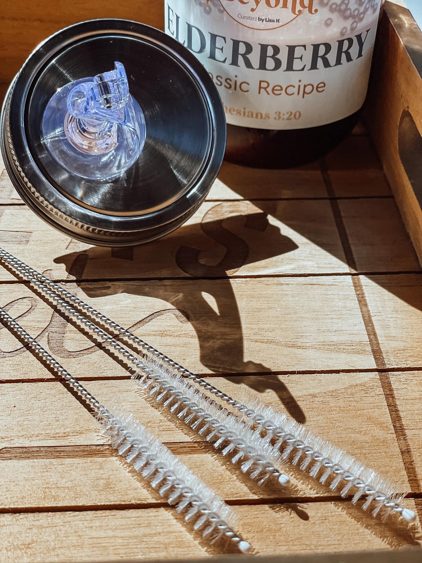 Stainless Steel Pour Spout Cleaning Brush