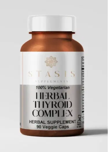 Stasis Supplements Best — Women’s Health Bundle Herbal Thyroid Complex (90 ct) + Adrenal Adaptogen Blend (60 ct) + Liver Detox w/ Milk Thistle (60 ct)