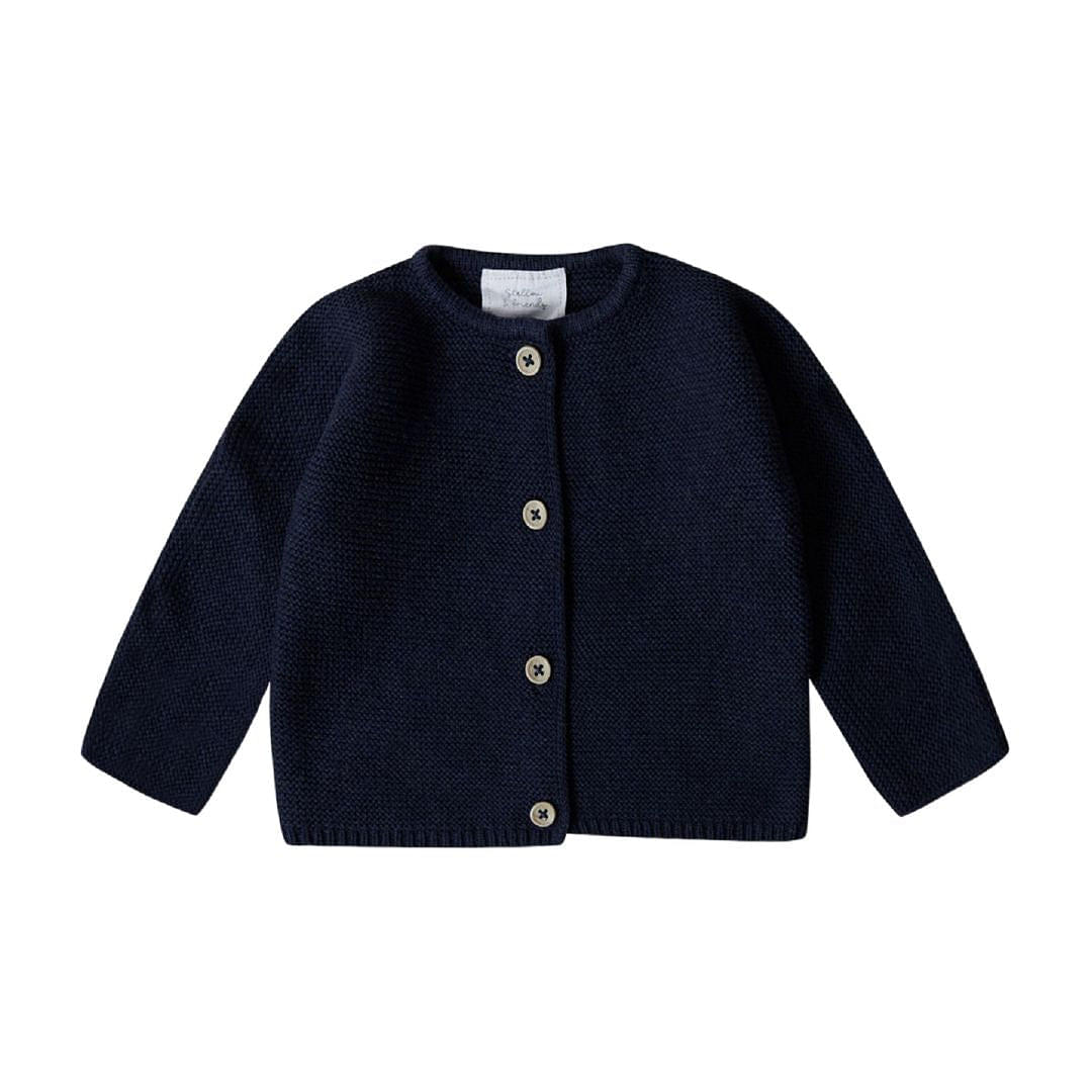 Stellou & Friends 100% Cotton Cardigan Sweater for Boys & Girls Ages 0-6 Years