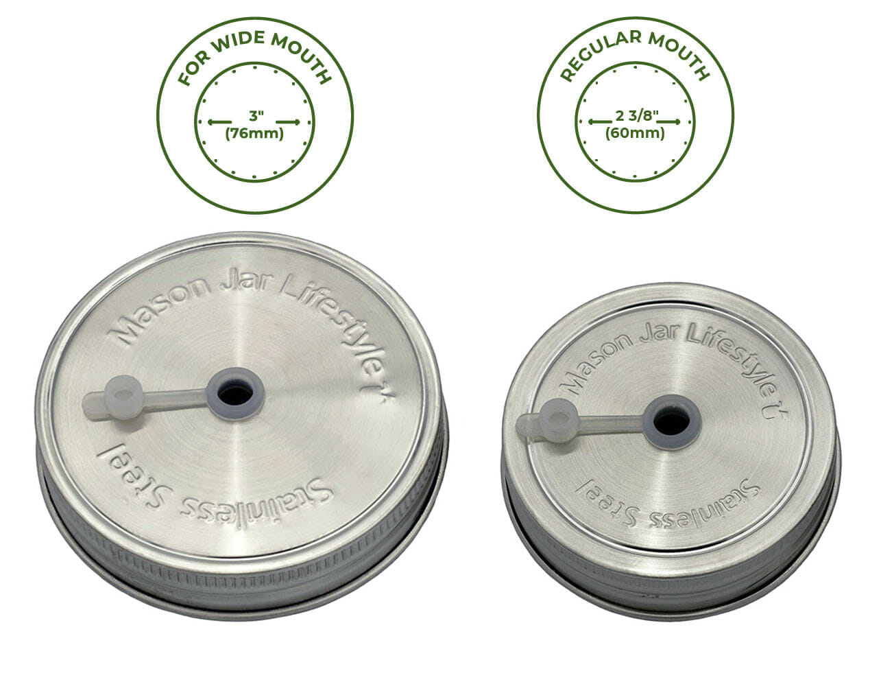 Mason Jar Lifestyle Mason Jar Lids - Thumbnail 4