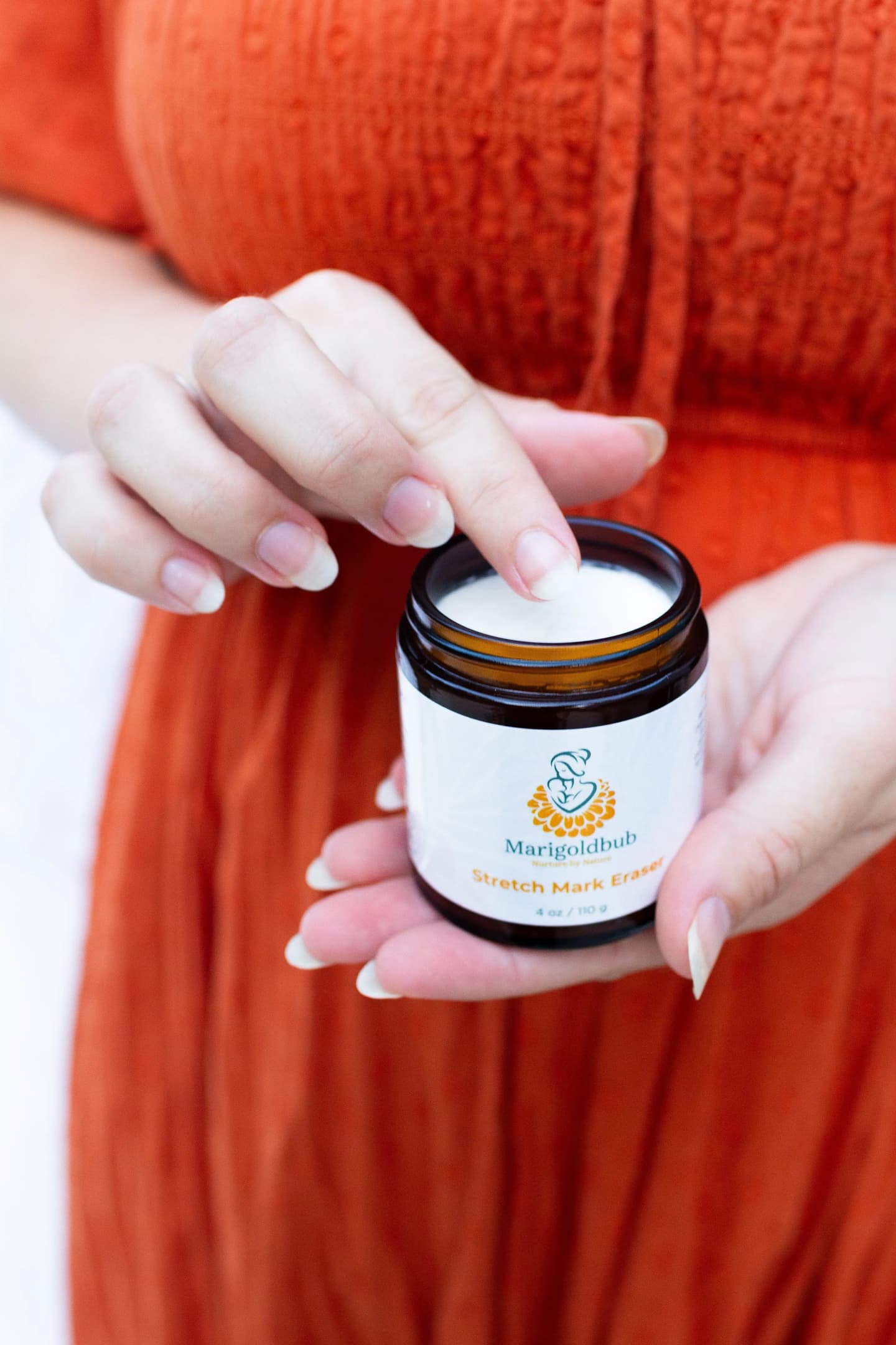 Stretch Mark Eraser - Ayurvedic Stretch Mark Cream with Gotu Kola, Tamanu Oil, Rosehip & Shea Butter for Hydrated, Smooth and Elastic Skin