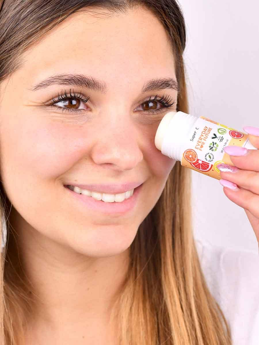 Super C Solid Eye Contour Serum Stick, Brightening image