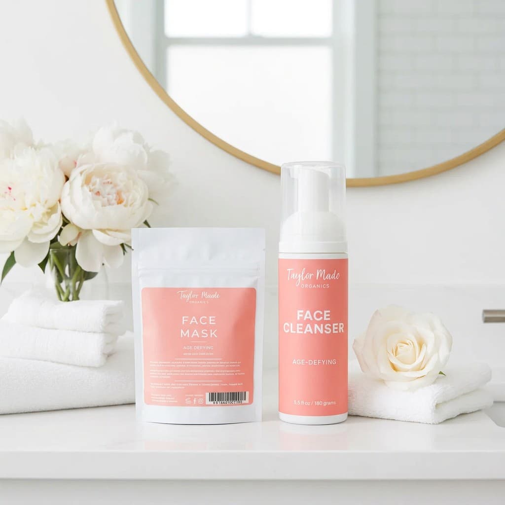 💐 The Mother's Day Glow Bundle - Buy the Age-Defying Face Cleanser and get the Age-Defying Face Mask FREE! 🎁
