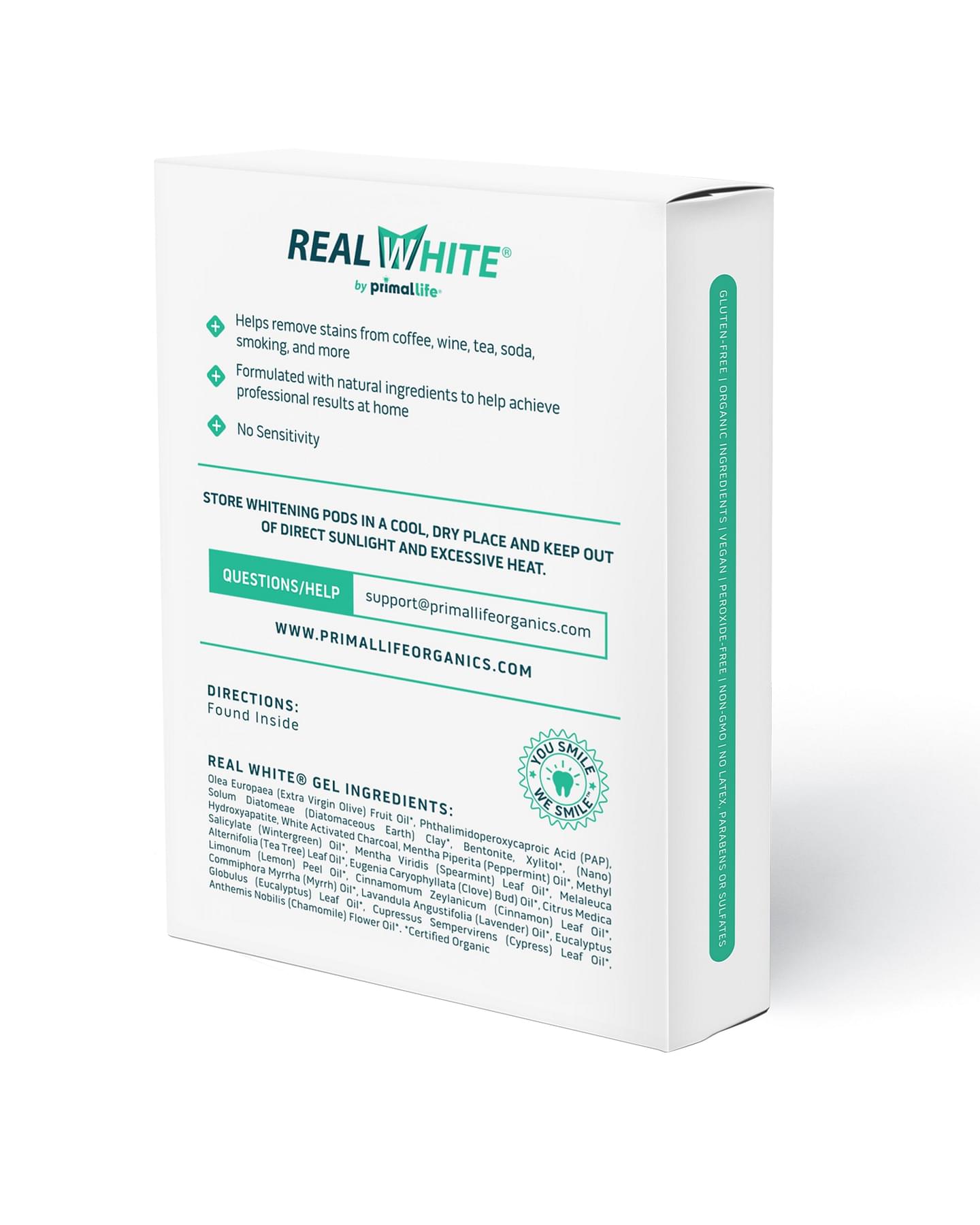 Teeth Whitening Gel Pods- 10 Treatments with Hydroxyapatite