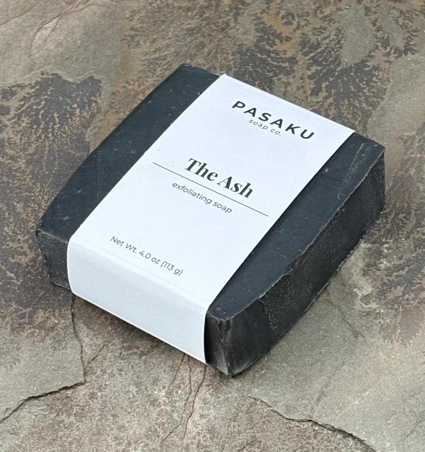 The Ash - Activated Charcoal Cedarwood Exfoliating Soap