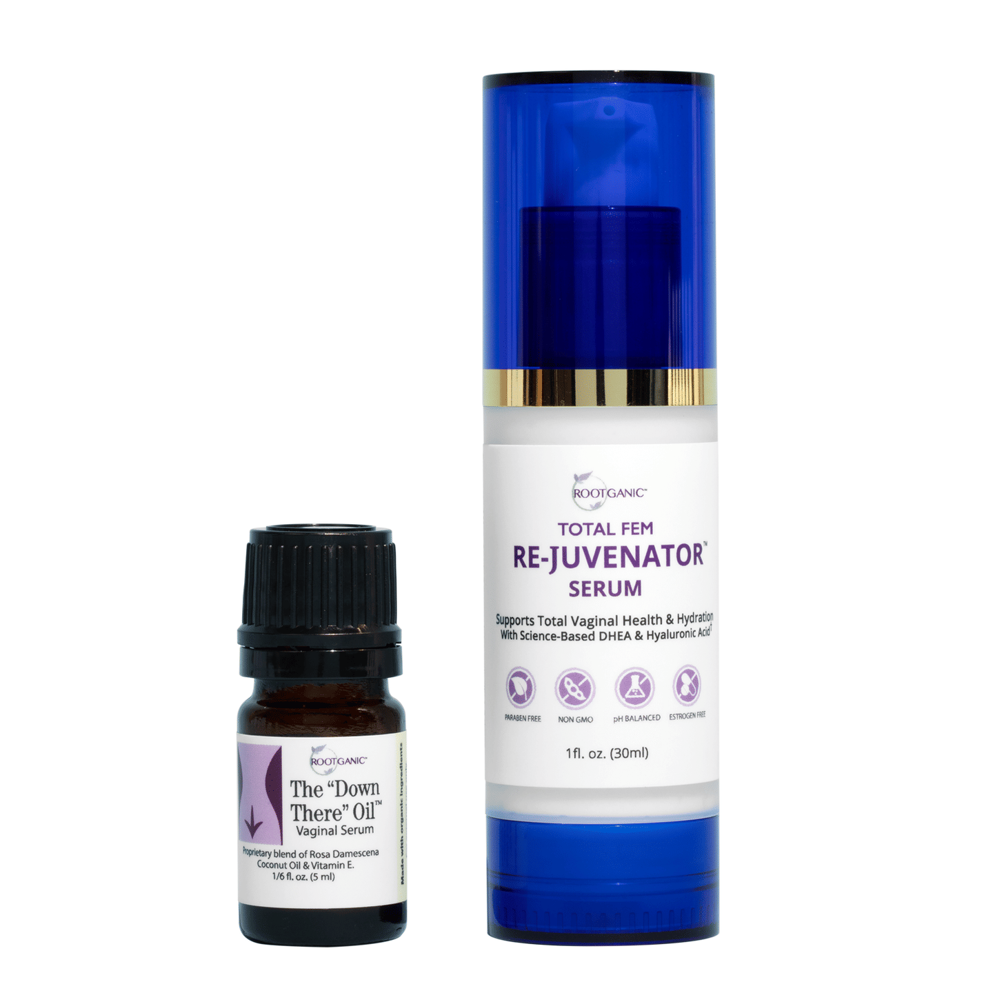 The Complete Happy Va-Jay-Jay Kit - (Down There Oil + Re-Juvenator Serum)