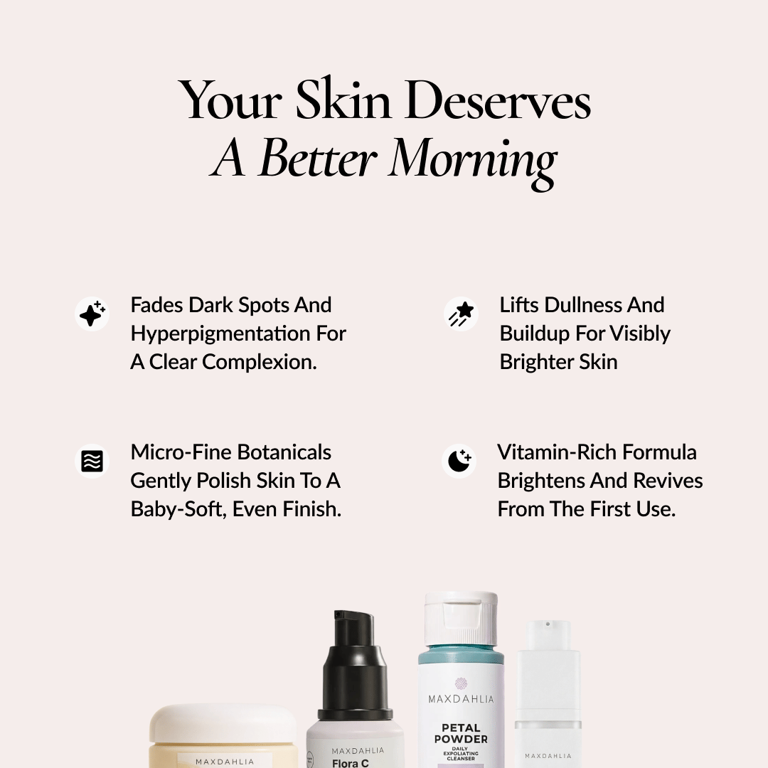 The Morning Glow + Texture Fix - Complete Four-Piece AM Skincare Routine