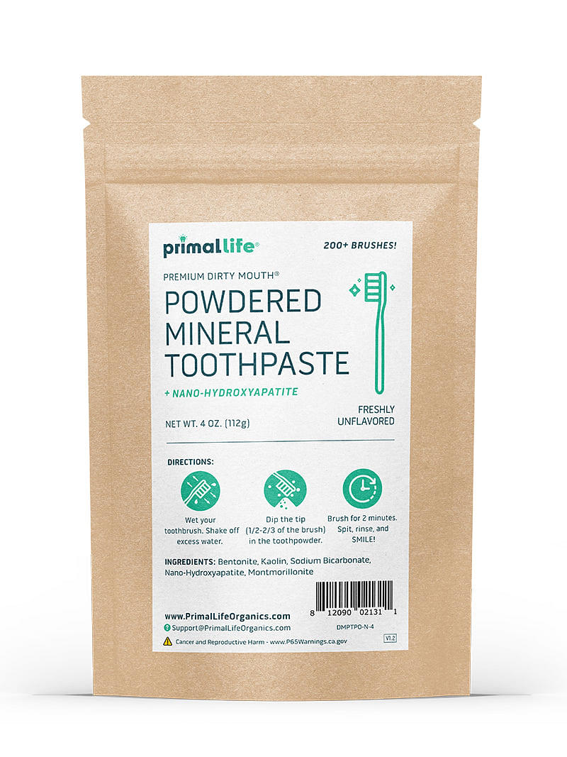 Toothpowder /  Powdered Mineral Toothpaste