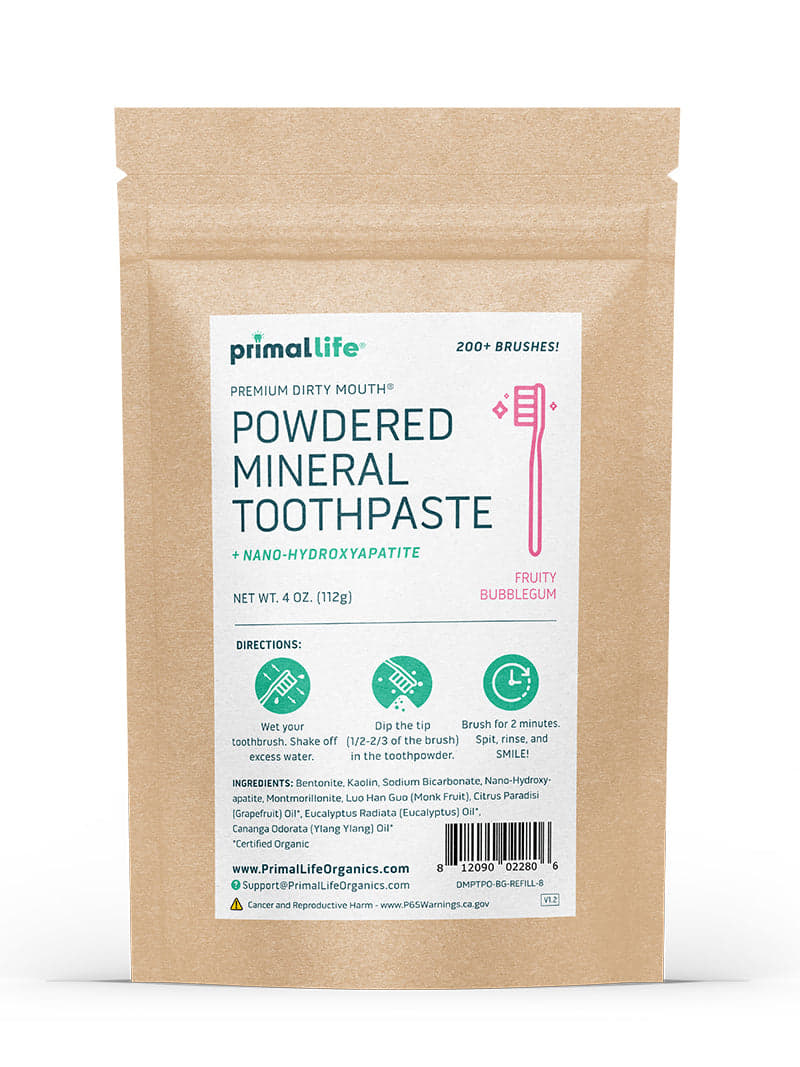 Toothpowder /  Powdered Mineral Toothpaste