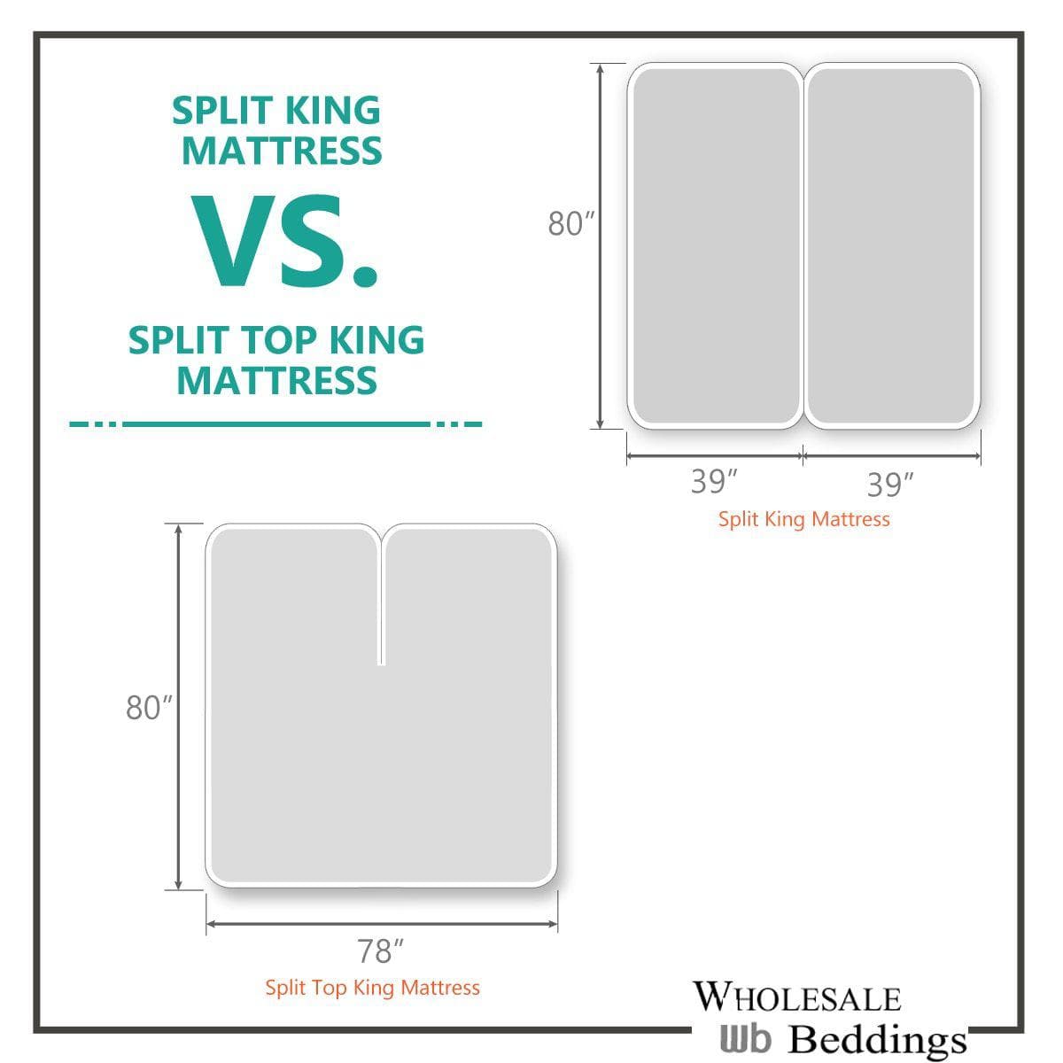Top Split Flex King Fitted Sheet Only - Solid 340 Thread Count