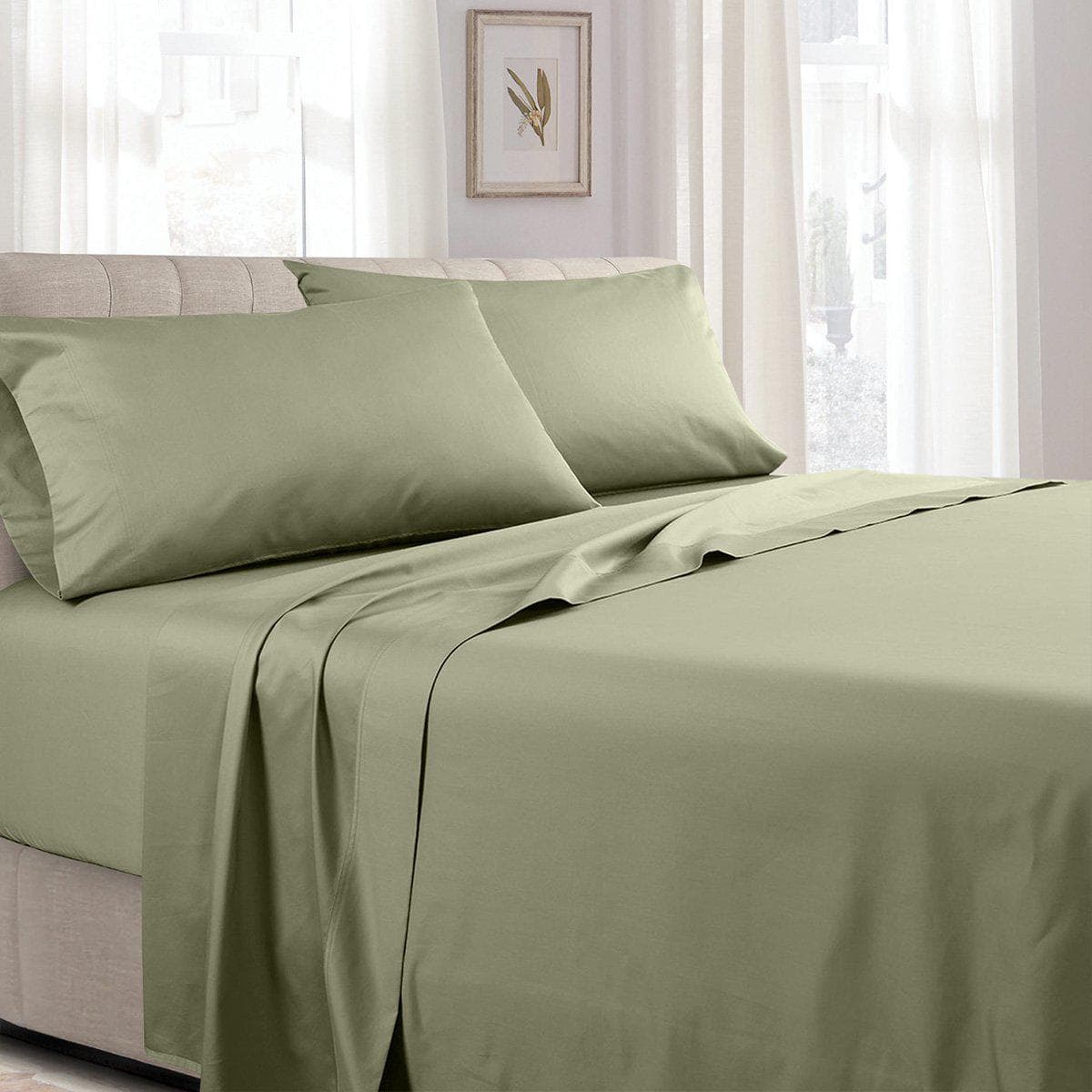 Top Split (Flex Top) California King Sheet Set - 340 Pure Cotton