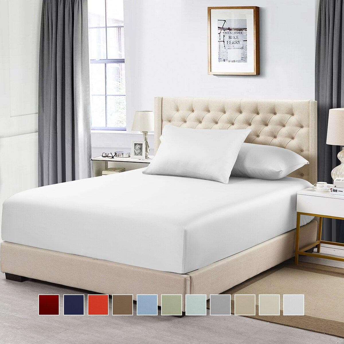 Top Split King Fitted Sheet Only - Luxury 1000 Thread Count