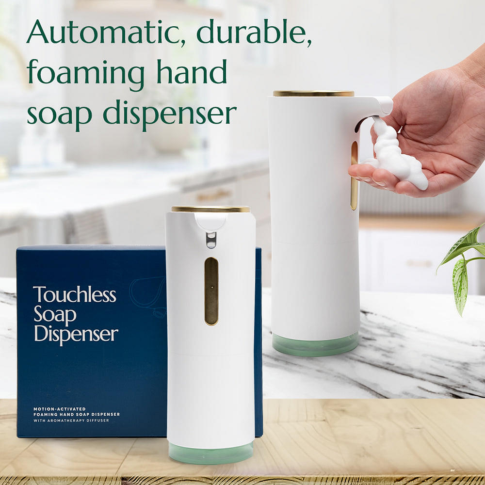 Touchless Soap Dispenser + Foaming Soap Tabs